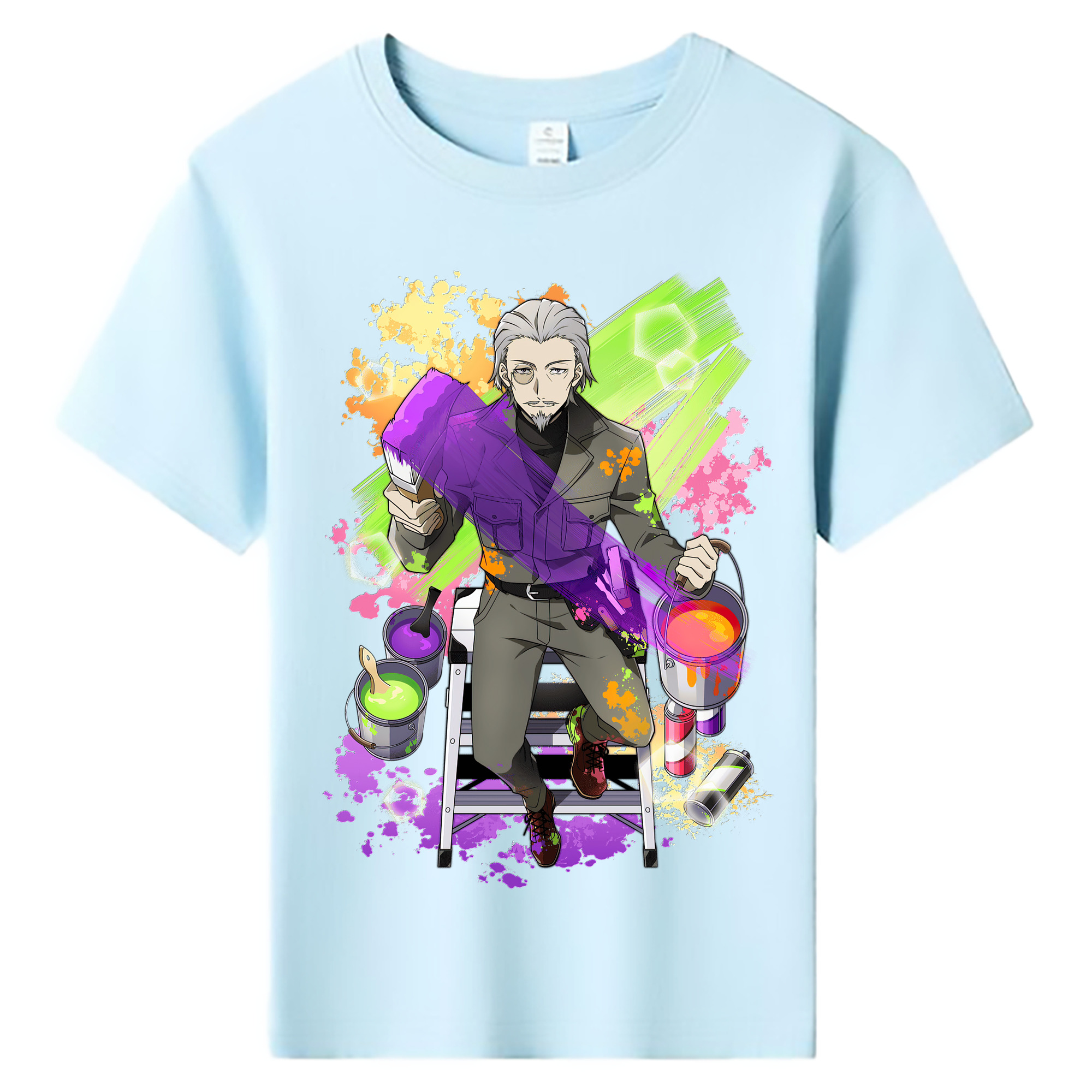 （画像用） 文豪ストレイドッグス Bungo Stray Dogs 綿100％キッズTシャツ（フロントプリント）